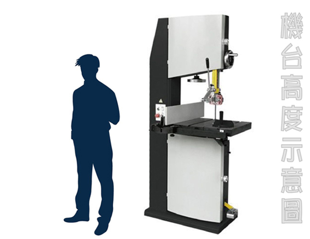 18吋工業級產能型帶鋸機 2